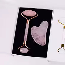 Set Gua Sha + Rouleau Jade : Ritual Glow