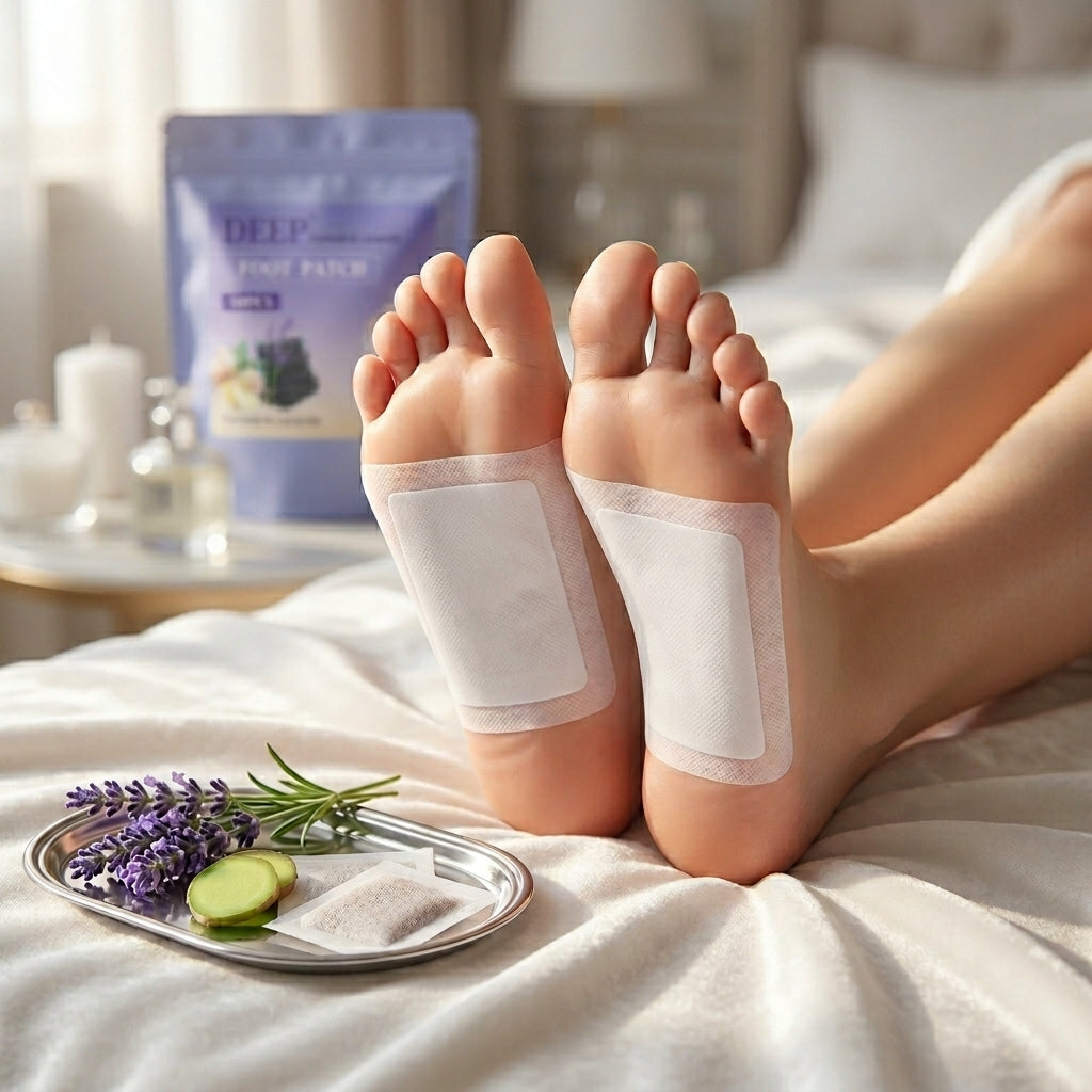 Patchs Pieds Lavande & Gingembre : Détox Nuit
