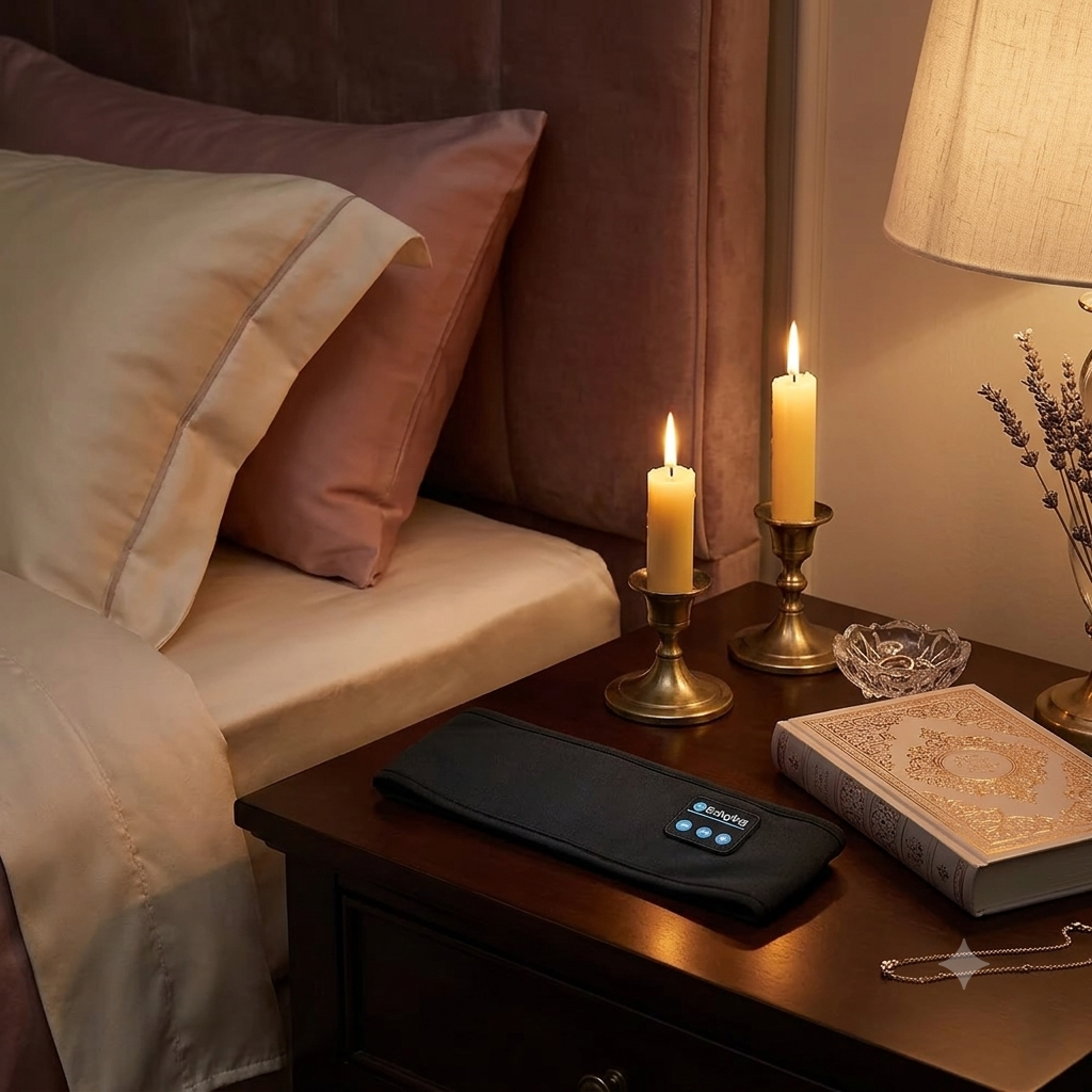 Masque de Sommeil Bluetooth — Nuits Sereines
