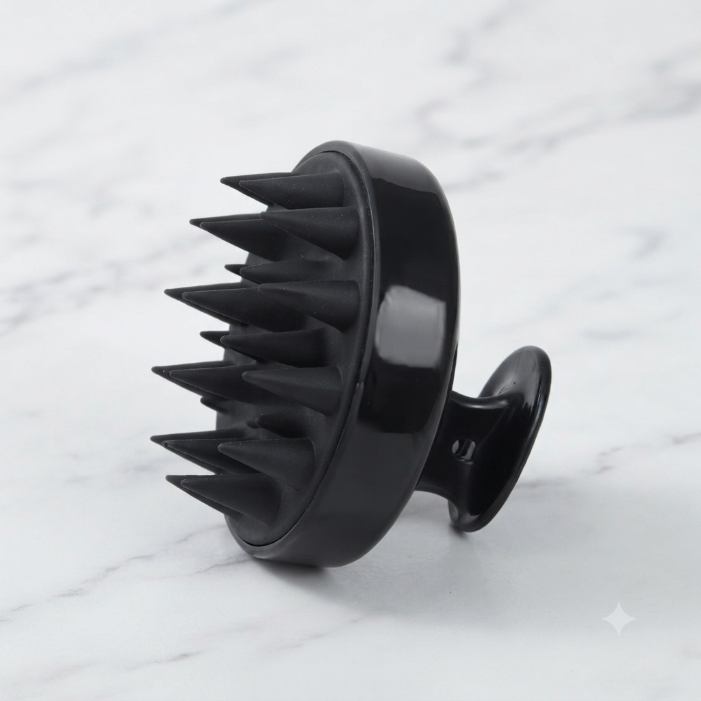 Brosse Masseuse Cuir Chevelu en Silicone — Halo