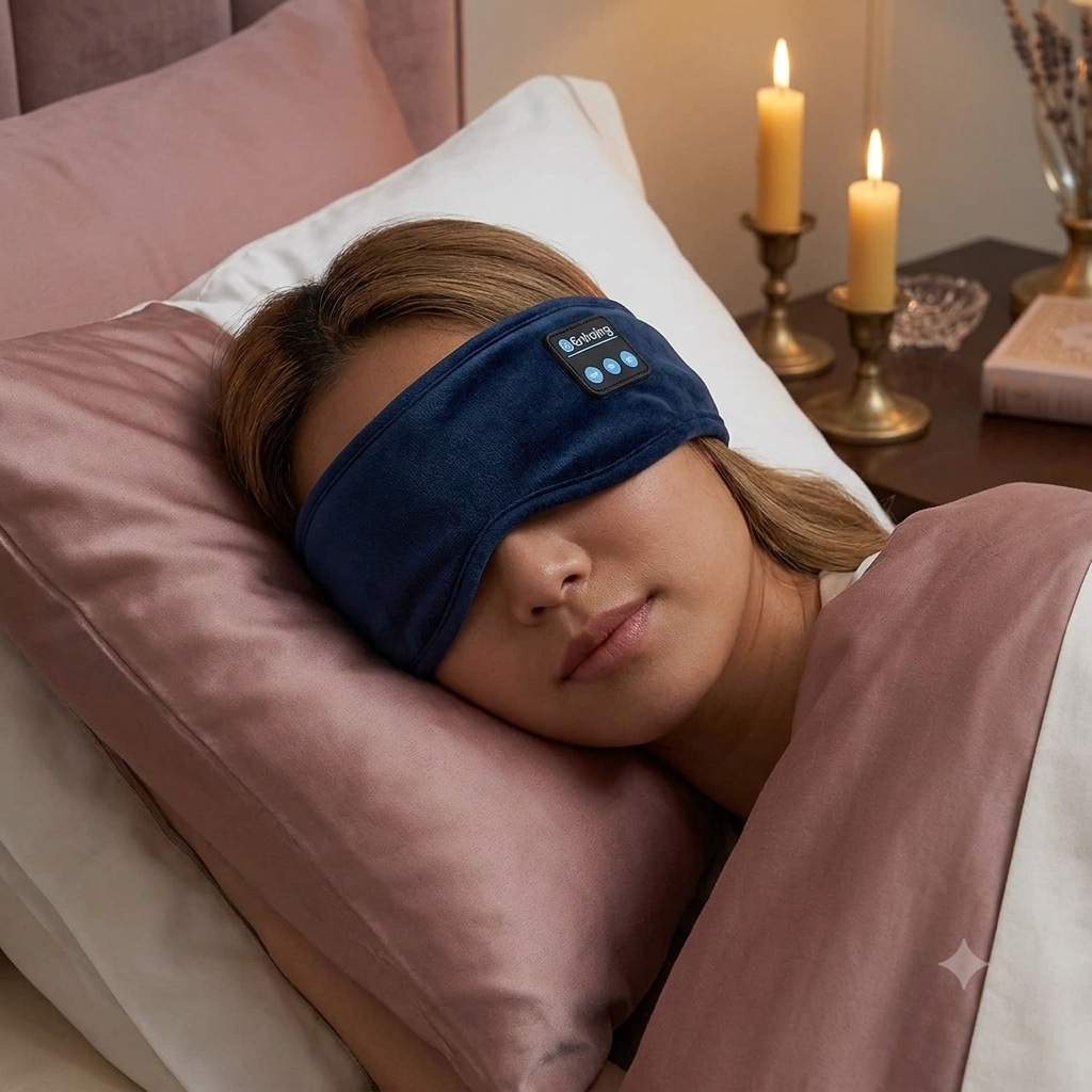 Masque de Sommeil Bluetooth — Nuits Sereines