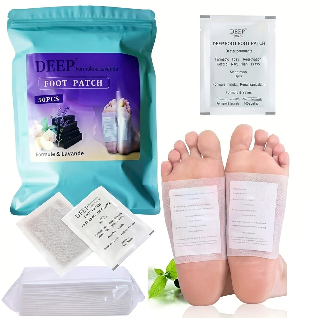 Patchs Pieds Lavande & Gingembre : Détox Nuit