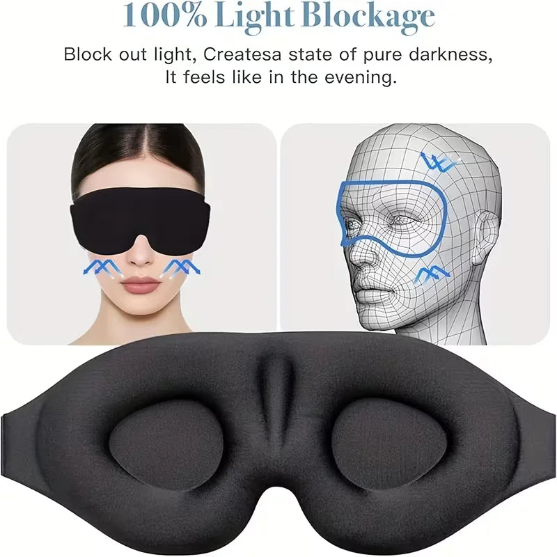 Masque de sommeil 3D Lunéa vue de côté