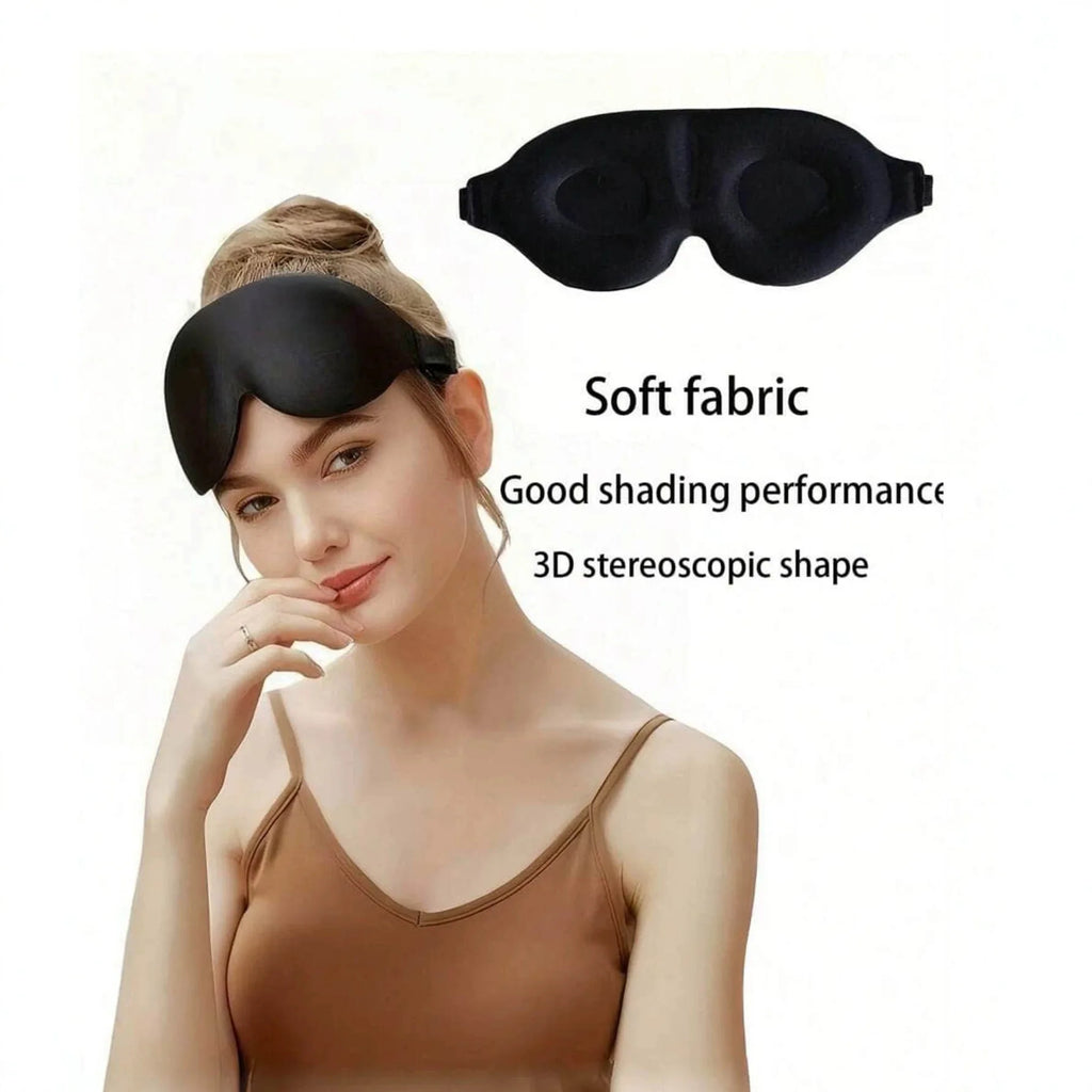 Masque de sommeil 3D Lunéa porté